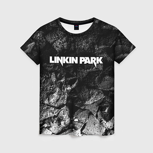 Женская футболка Linkin Park black graphite / 3D-принт – фото 1