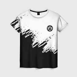 Женская футболка Borussia sport краски
