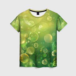 Женская футболка Летние пузыри