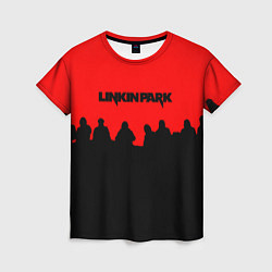 Футболка женская Linkin park rock team, цвет: 3D-принт