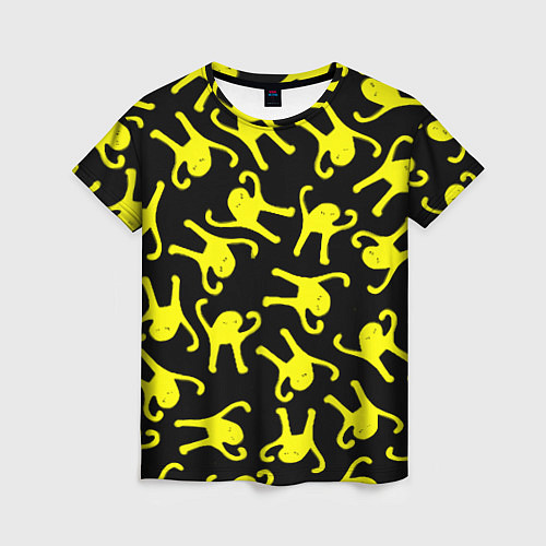 Женская футболка Ъуъ съука pattern mem / 3D-принт – фото 1