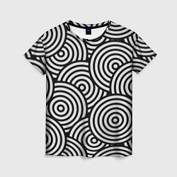 Женская футболка Abstraction target