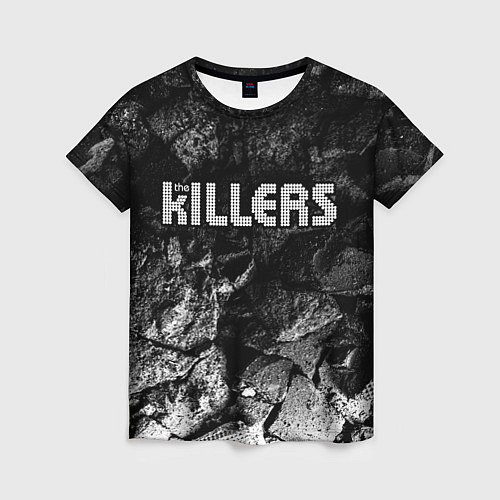 Женская футболка The Killers black graphite / 3D-принт – фото 1