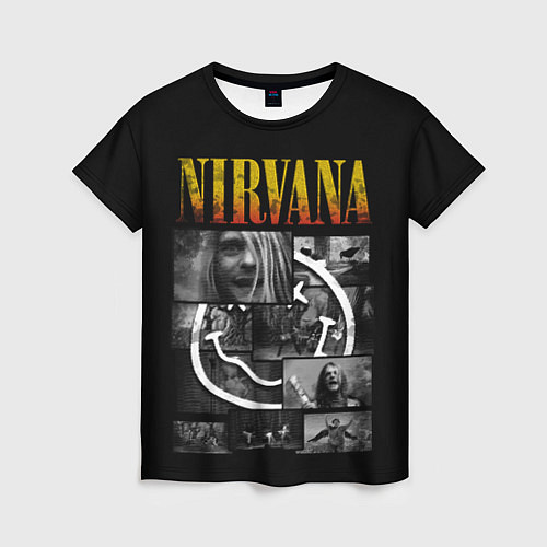 Женская футболка Nirvana forever / 3D-принт – фото 1