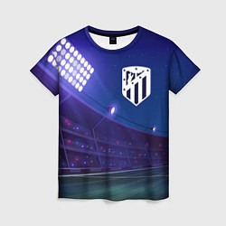 Женская футболка Atletico Madrid ночное поле