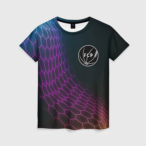 Женская футболка Porto футбольная сетка / 3D-принт – фото 1