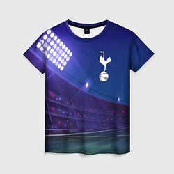 Женская футболка Tottenham ночное поле