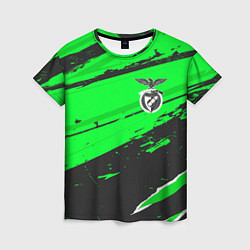 Женская футболка Benfica sport green