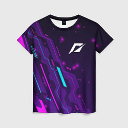 Женская футболка Need for Speed neon gaming