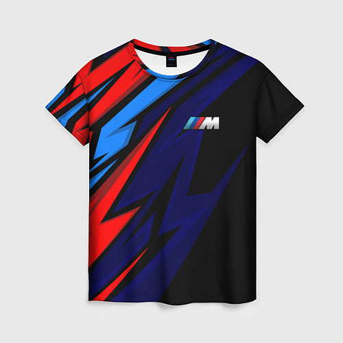 Женская футболка M power - цвета бмв / 3D-принт – фото 1