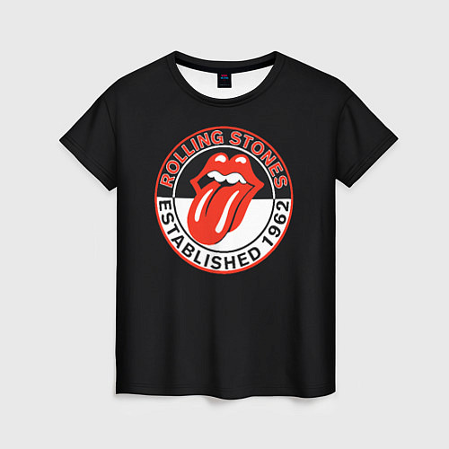 Женская футболка Rolling Stones Established 1962 group / 3D-принт – фото 1