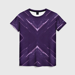 Женская футболка Космические треугольники икс