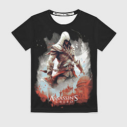 Футболка женская Assassins creed город из частиц, цвет: 3D-принт