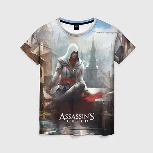 Женская футболка Assassins creed poster game / 3D-принт – фото 1