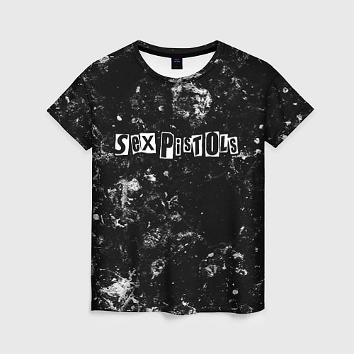 Женская футболка Sex Pistols black ice / 3D-принт – фото 1