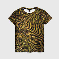 Женская футболка Золотые камушки