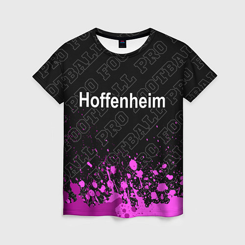 Женская футболка Hoffenheim pro football посередине / 3D-принт – фото 1