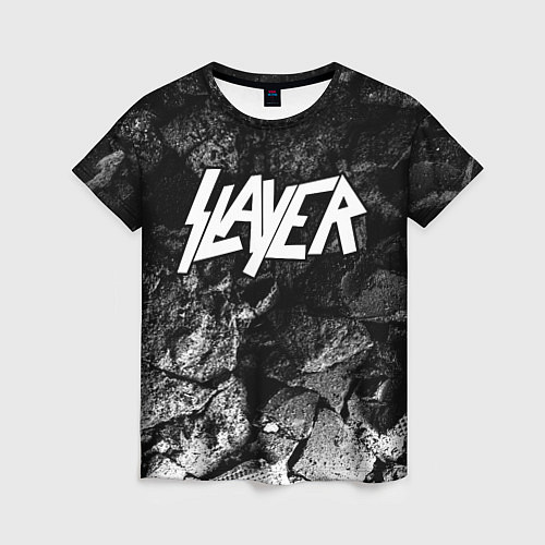 Женская футболка Slayer black graphite / 3D-принт – фото 1