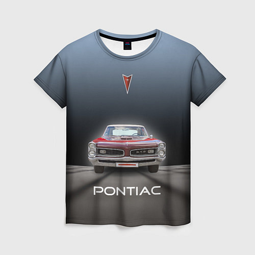 Женская футболка Американский масл-кар Pontiac GTO / 3D-принт – фото 1