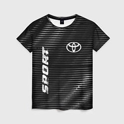 Женская футболка Toyota sport metal