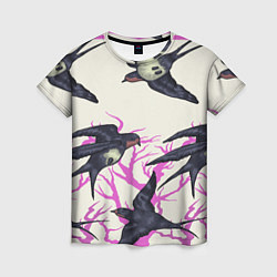 Женская футболка Migratory birds