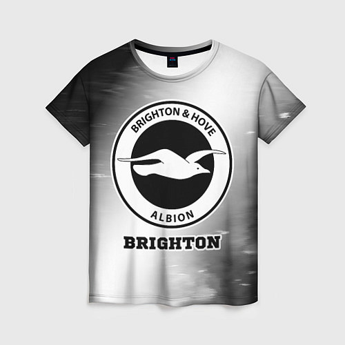 Женская футболка Brighton sport на светлом фоне / 3D-принт – фото 1