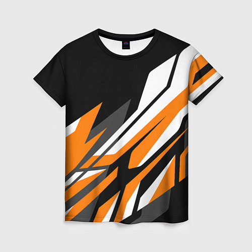 Женская футболка Corner lines / 3D-принт – фото 1