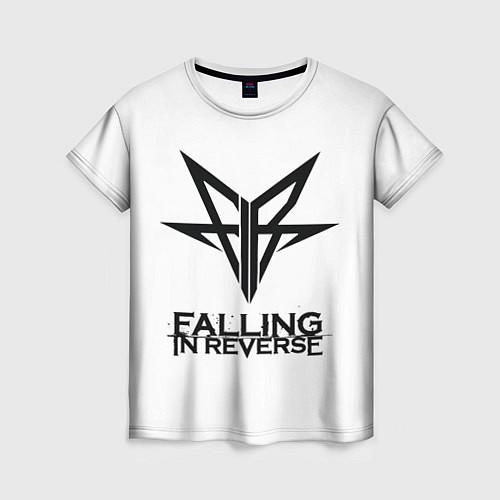 Женская футболка Falling in Reverse band logo / 3D-принт – фото 1