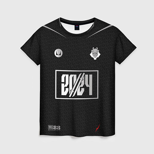 Женская футболка G2 Esports - Pro kit Jersey 2024 / 3D-принт – фото 1