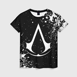 Футболка женская White logo of assasin, цвет: 3D-принт