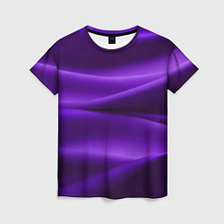 Футболка женская Фиолетовый шелк, цвет: 3D-принт