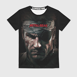 Футболка женская Metal gear Venom Snake, цвет: 3D-принт