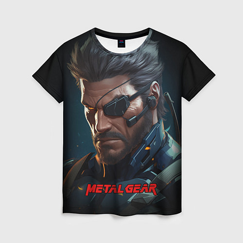 Женская футболка Веном Снейк из игры Metal gear / 3D-принт – фото 1