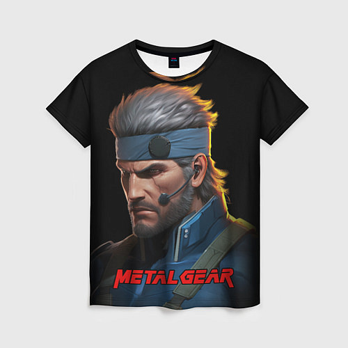 Женская футболка Веном Снейк из игры Metal gear / 3D-принт – фото 1