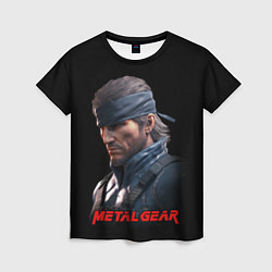 Футболка женская Веном Снейк из игры Metal gear, цвет: 3D-принт