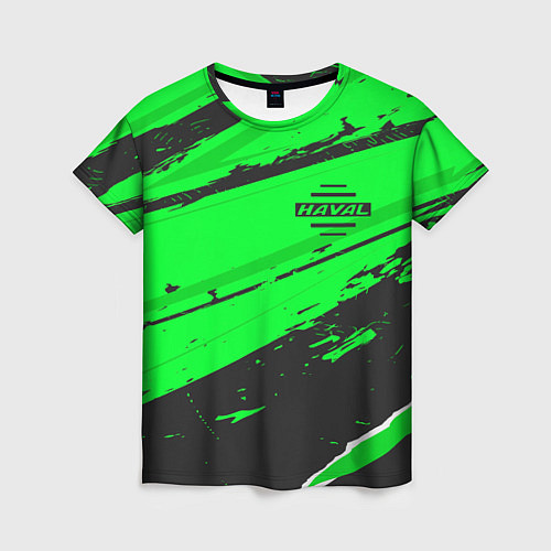 Женская футболка Haval sport green / 3D-принт – фото 1