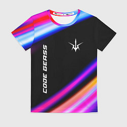 Женская футболка Code Geass speed anime lights