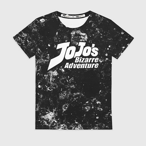 Женская футболка JoJo Bizarre Adventure black ice / 3D-принт – фото 1