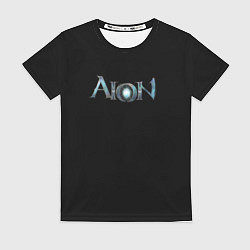 Футболка женская AION logo, цвет: 3D-принт