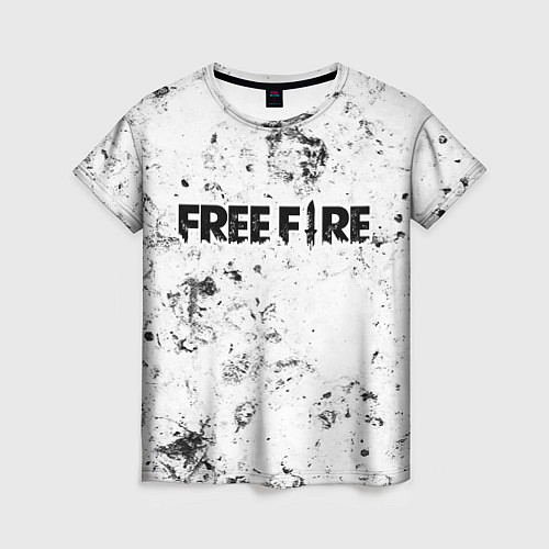 Женская футболка Free Fire dirty ice / 3D-принт – фото 1
