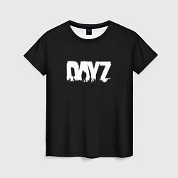 Женская футболка Dayz logo white
