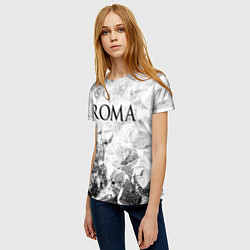 Футболка женская Roma white graphite, цвет: 3D-принт — фото 2
