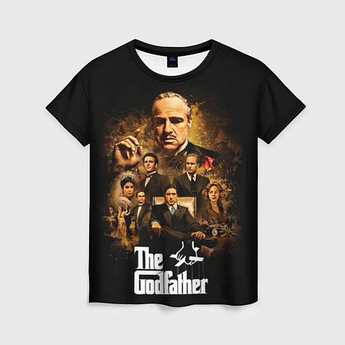 Женская футболка Corleone family / 3D-принт – фото 1