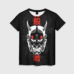 Женская футболка Японский демон Хання