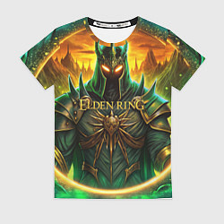Женская футболка Elden Ring black knight