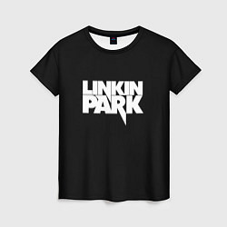 Футболка женская Lnkin park logo white, цвет: 3D-принт