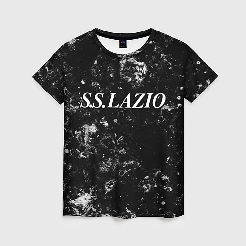 Женская футболка Lazio black ice / 3D-принт – фото 1