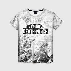 Женская футболка Five Finger Death Punch white graphite