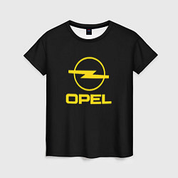 Женская футболка Opel yellow