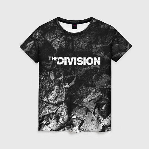 Женская футболка The Division black graphite / 3D-принт – фото 1